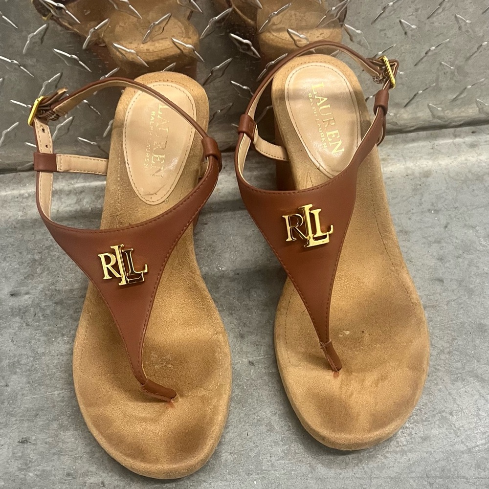 Ralph Lauren Women's Jeannie Wedge Sandal